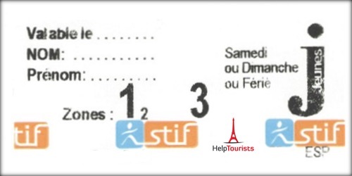 Ticket Jeunes Weekend (Jugendliche unter 26 Jahre) Zone 1-3 (ID-1031) - AUSVERKAUFT