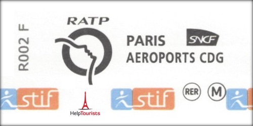 Ticket Flughafentransfer CDG - Pariser Innenstadt mit der RER B (ID-1001)